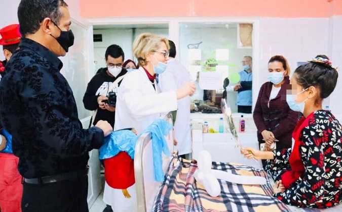 وزارة الصحة تنظم حفلا للأطفال المقيمين بمستشفى البشير حمزة